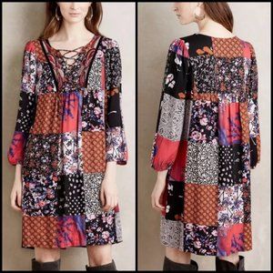 Anthropologie’s One September Arcata Patchwork Dress S